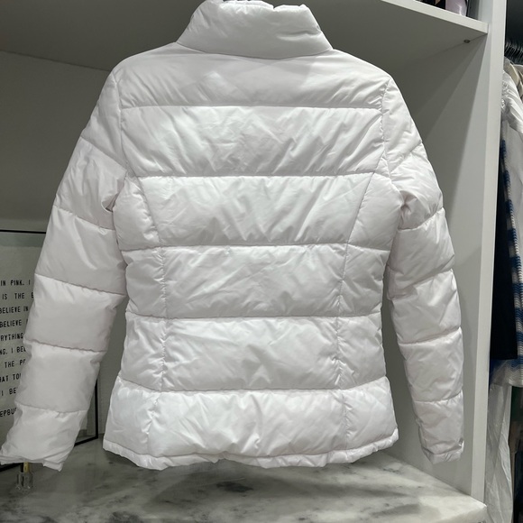 Women’s GUESS White Puffer Jacket - Picture 3 of 3